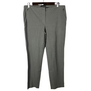 Elie Tahari Gray High Rise Skinny Dress Pants 12